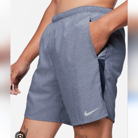 Nike Dri-FIT Shorts Brief-Lined Running Shorts 5" Obsidian Large - Picture 1 of 6